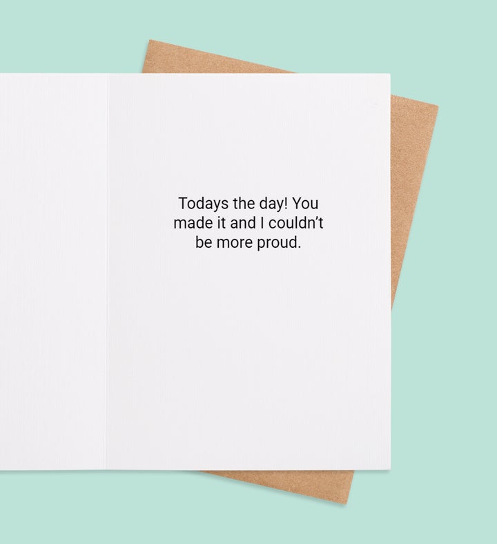 Milestone Magic Graduation Greeting Card Inside Image