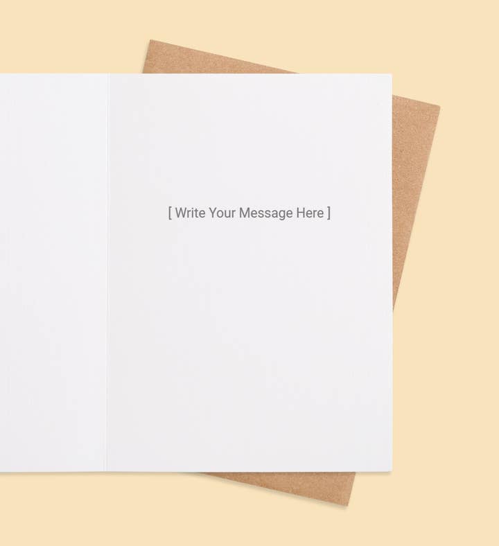 Gigantic Gratitude Thank You Greeting Card Inside Image