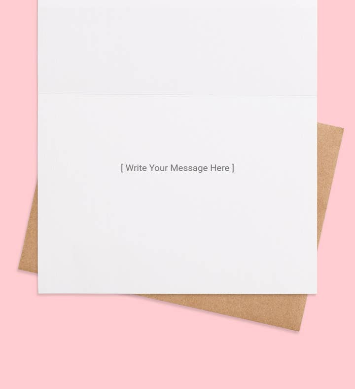 Our Tight Knit Trio New Baby Greeting Card Inside Image