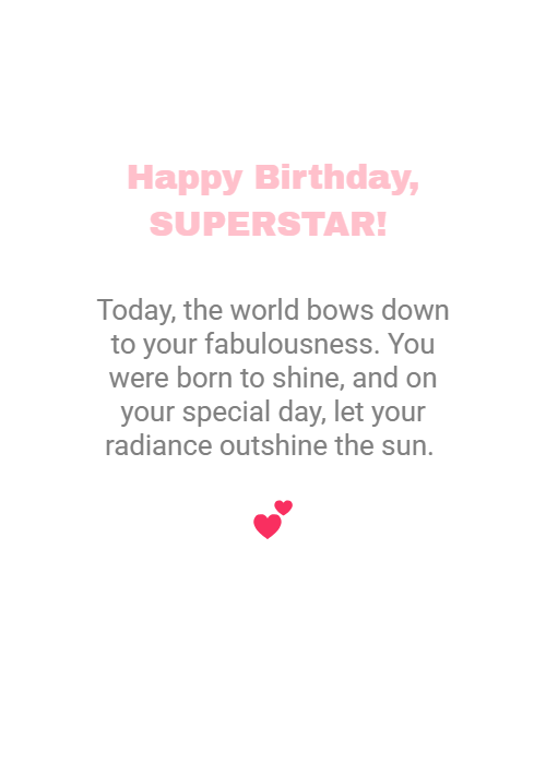 Flamingo Fabulousity Birthday Greeting Card Inside Image