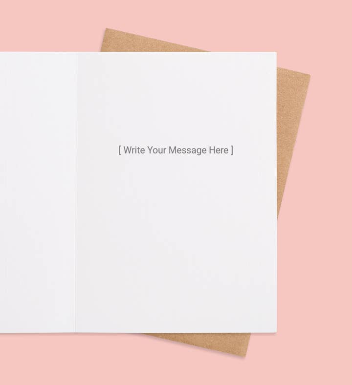 Rose Hearted Wishes Mothers Day Greeting Card Inside Image