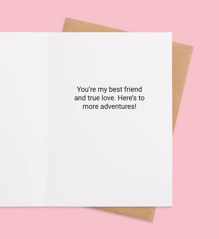 Moments That Matter Most Anniversary Greeting Card Inside Image