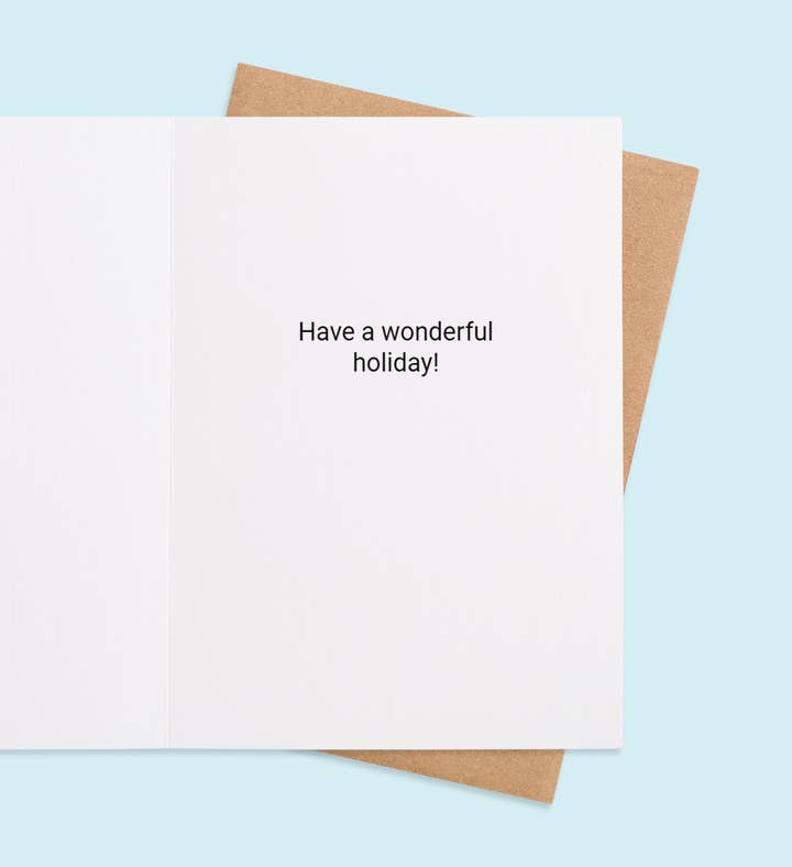 Winter Reverie: A Peaceful Celebration Christmas Greeting Card Inside Image