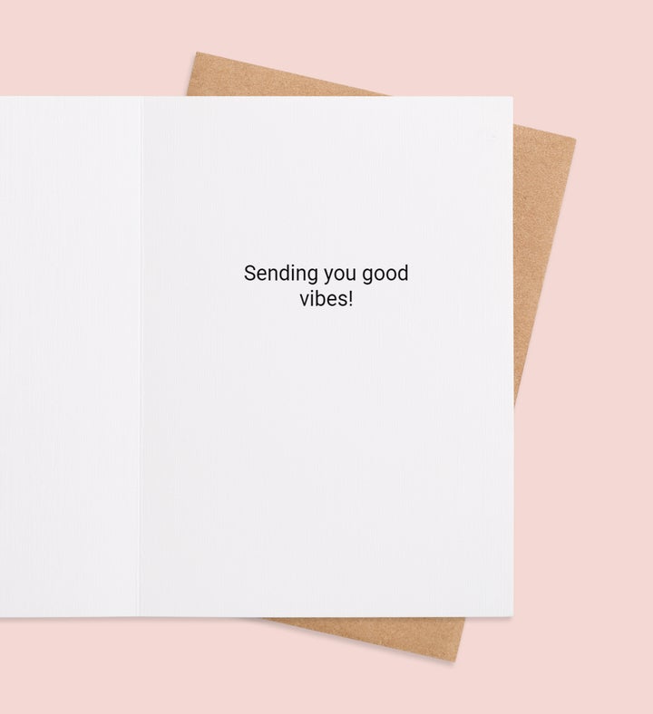 Starry Cheer Up Get Well Greeting Card Inside Image