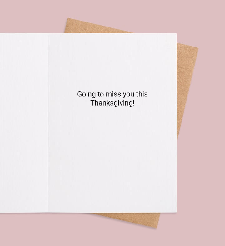 Heartfelt Gatherings Thanksgiving Greeting Card Inside Image