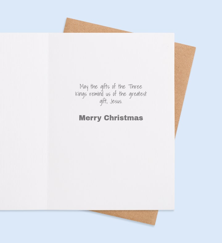 Kings Of Wonder Christmas Greeting Card Inside Image