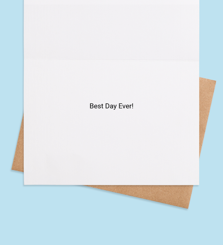 Snapshot Serenade for Family Greeting Card Inside Image