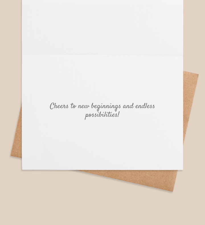 Frosted Wishes Greeting Card Inside Image