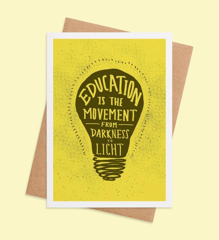 Enlightenment Express Graduation Greeting Card