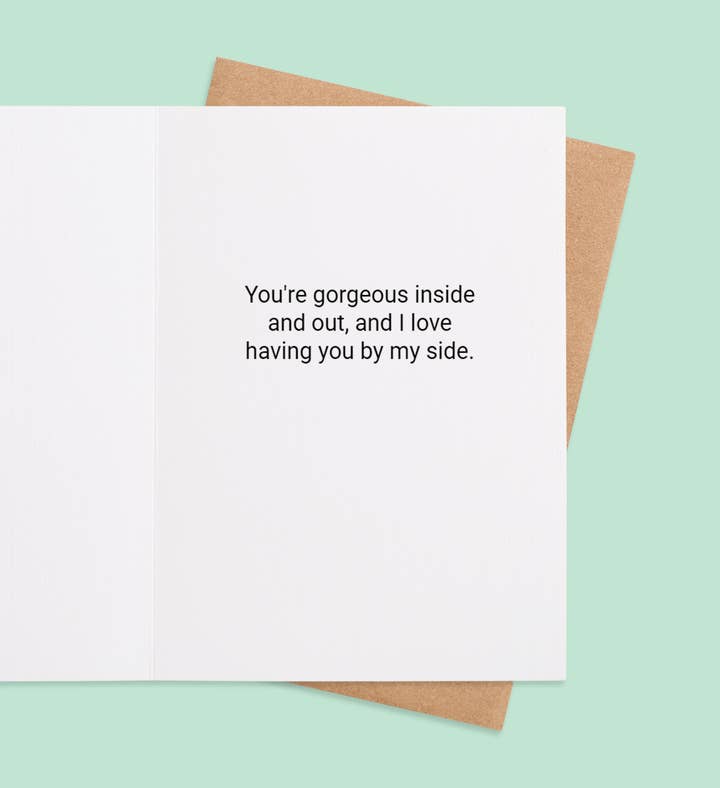 Radiant You Birthday Greeting Card Inside Image