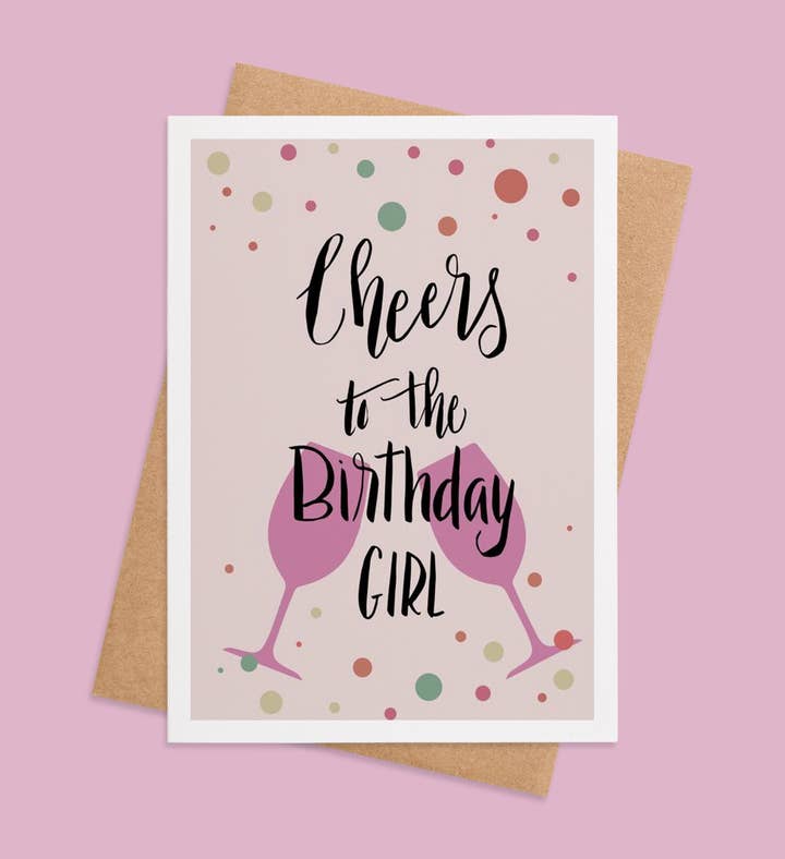 Toasting With The Birthday Queen Birthday Greeting Card Image