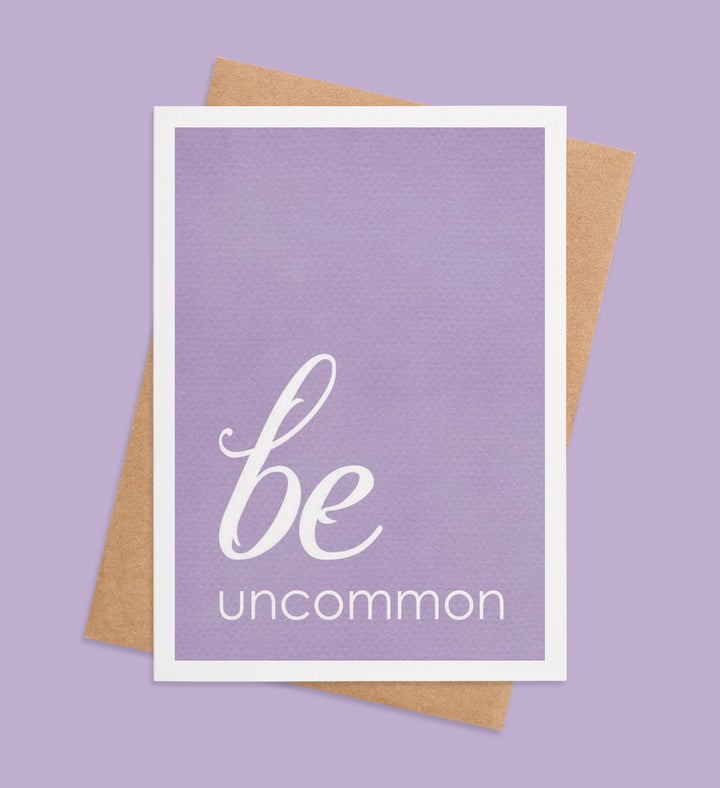 Be Uncommon Graduation Greeting Card Image
