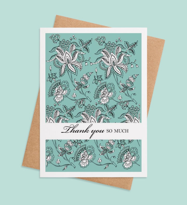 Blooming Gratitude Thank You Greeting Card