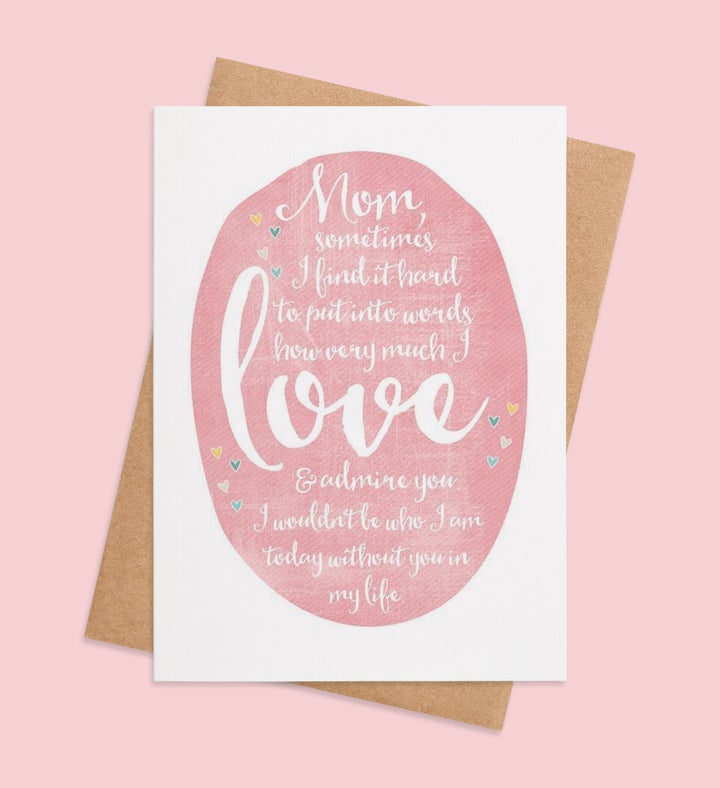 Mom Love Letter Mothers Day Greeting Card Image