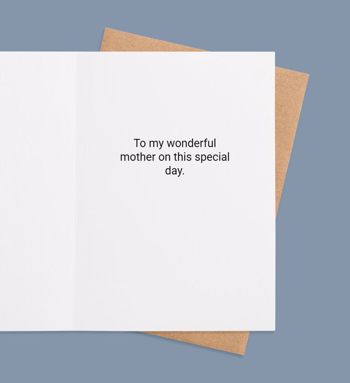 Momradiance Mothers Day Greeting Card Inside view