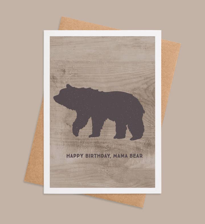 Mama Bear'S Birthday Story Birthday Greeting Card Image