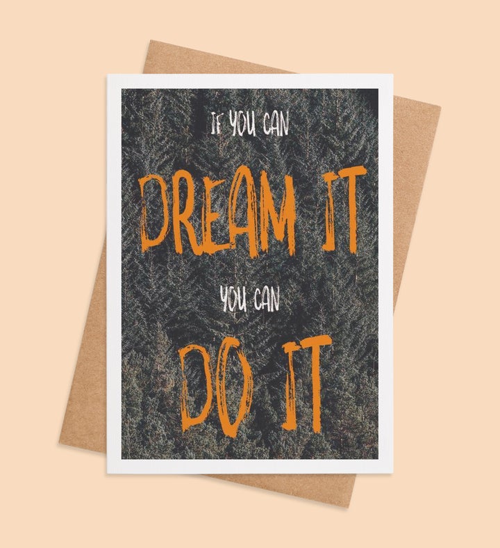 Dream Big, Do Bigger Graduation Greeting Card