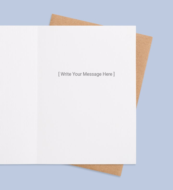 Peep Tastic Wishes Greeting Card Inside view