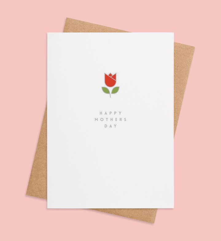 Rose Hearted Wishes Mothers Day Greeting Card Image