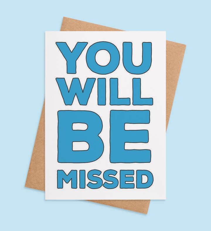 Miss You This Much Retirement Greeting Card Image