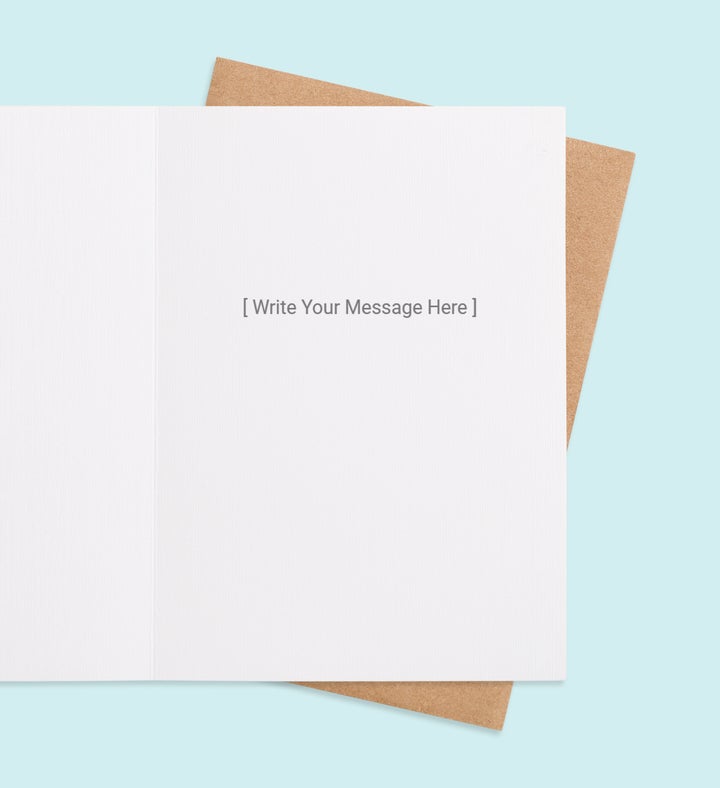 Perfectly Potted Love Greeting Card Inside view