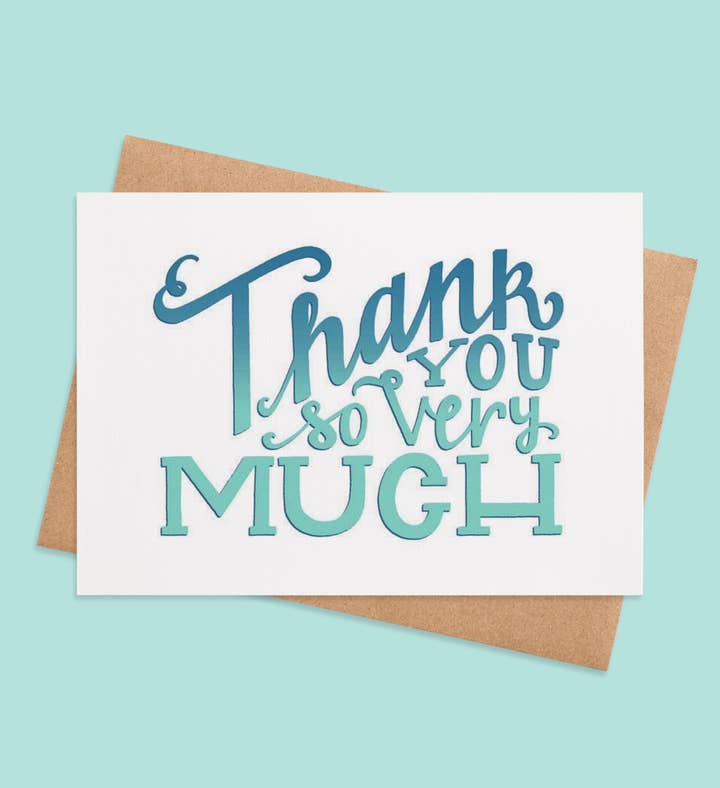 You Make My Heart Thankful Thank You Greeting Card Image