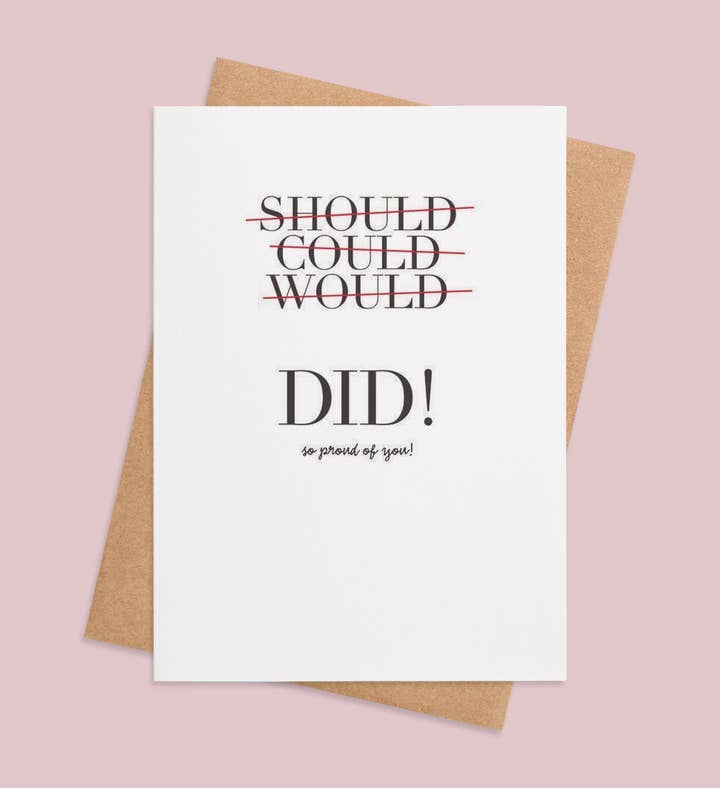 From Thought To Triumph Congratulations Greeting Card Image