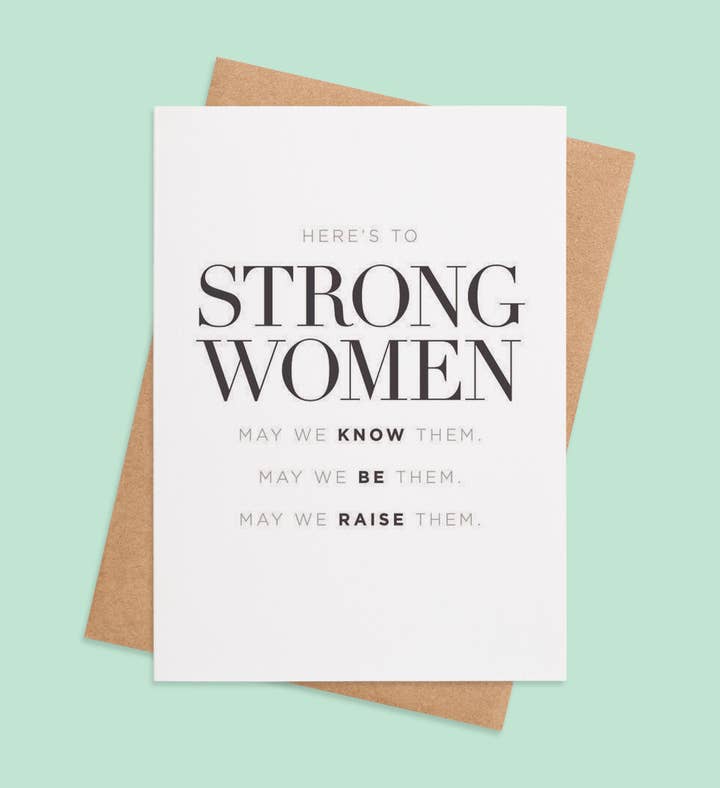 Sisterhood Of Strength Graduation Greeting Card Image