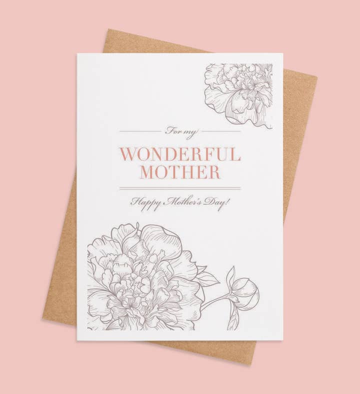Heartfelt Blooms For Mom Mothers Day Greeting Card Image