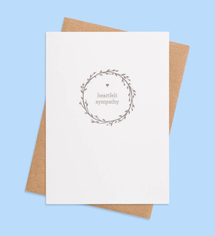 Whispers Of Comfort Sympathy Greeting Card Image