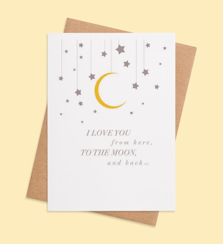 Cosmic Heartstrings Greeting Card