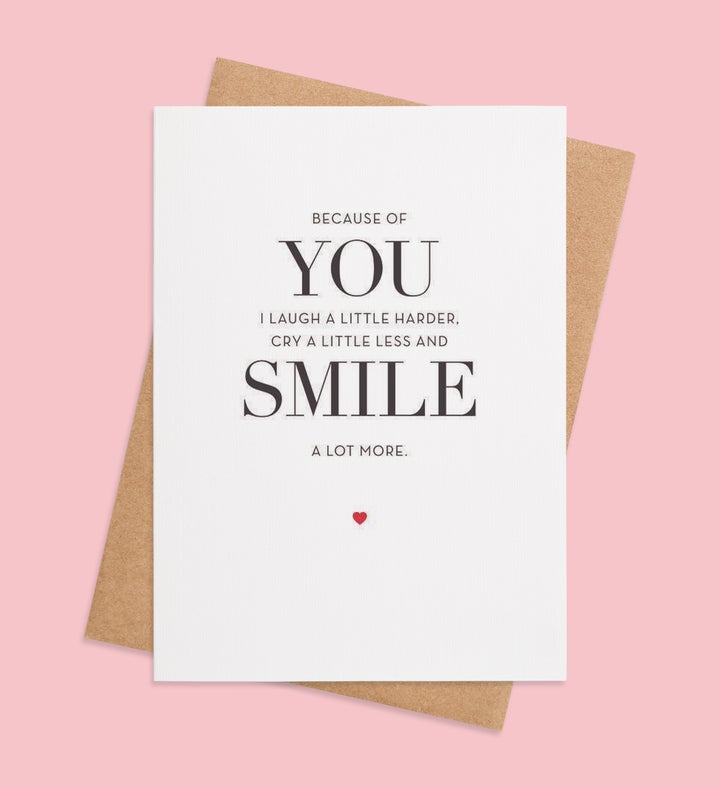You Make My Heart Smile Greeting Card