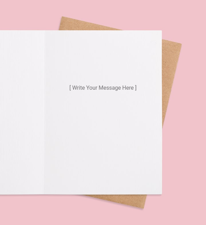 Wonderfully You Wedding Greeting Card Inside Image