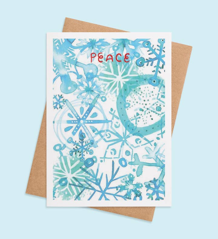 Winter Reverie: A Peaceful Celebration Christmas Greeting Card Image