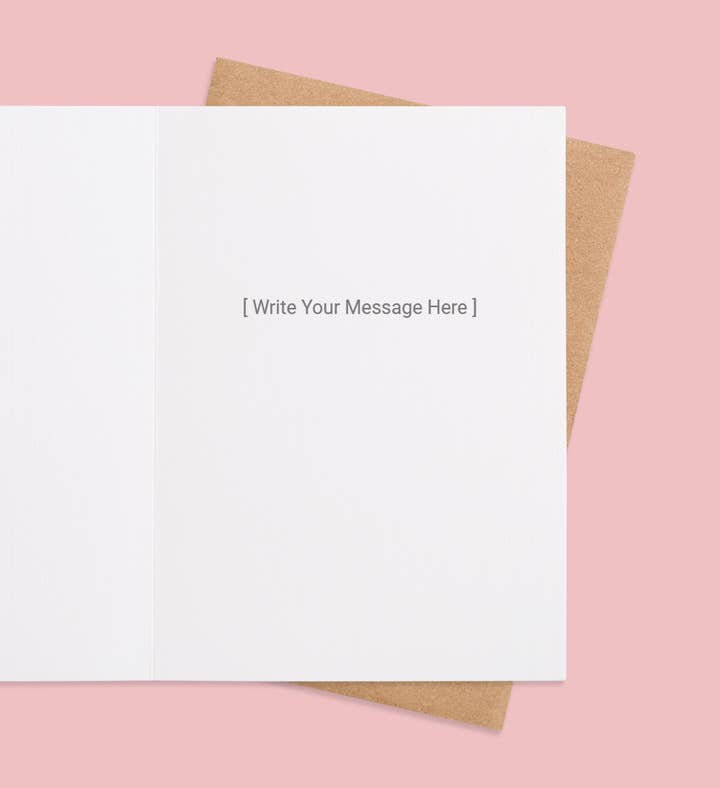 Merry And Bright Christmas Greeting Card Inside Image