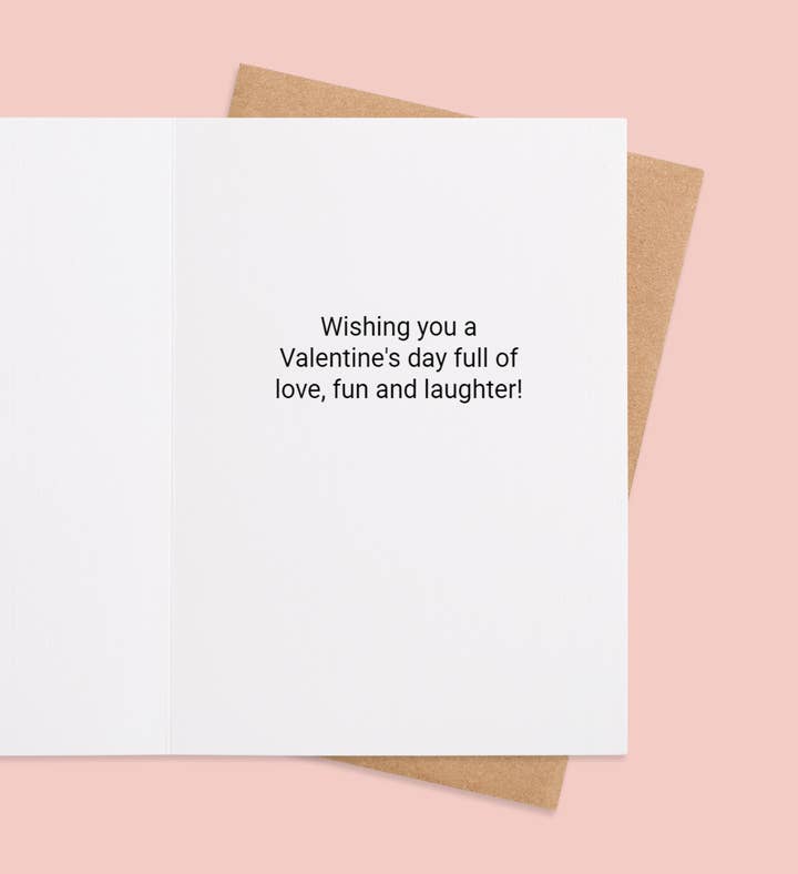 Heartfelt Hugs For My Daughter Valentine Greeting Card Inside Image