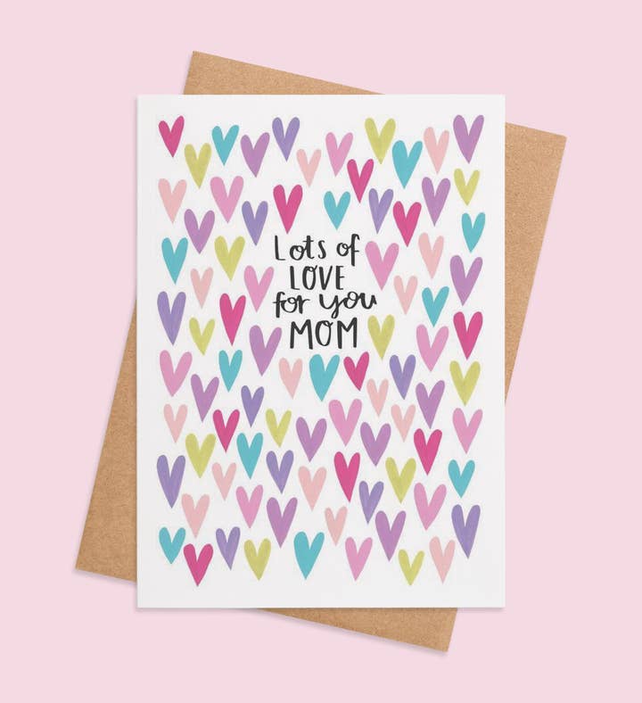 Heartfelt Hugs For Mom Mothers Day Greeting Card Image