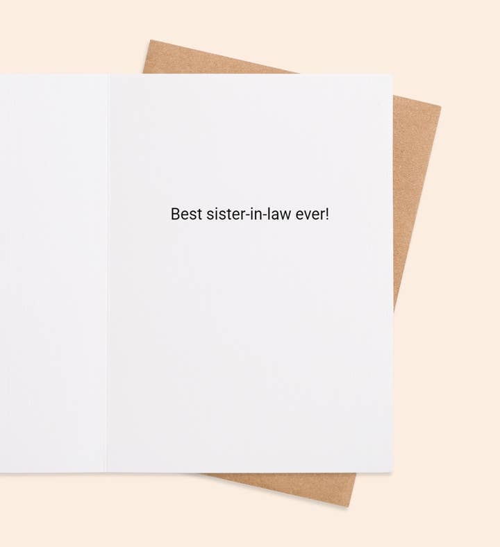 My Sister, My Fault Birthday Greeting Card Inside Image