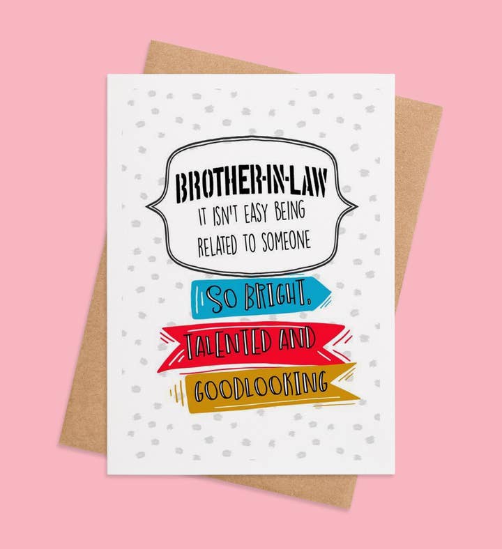 Brotherly Banter Birthday Greeting Card Image