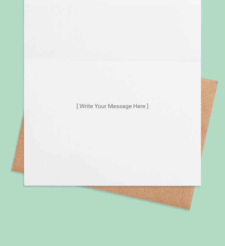 Grade A Celebration Graduation Photo Greeting Card Inside Image