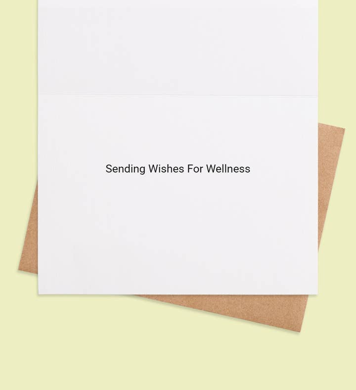 Rainbow Of Renewal Get Well Greeting Card Inside Image