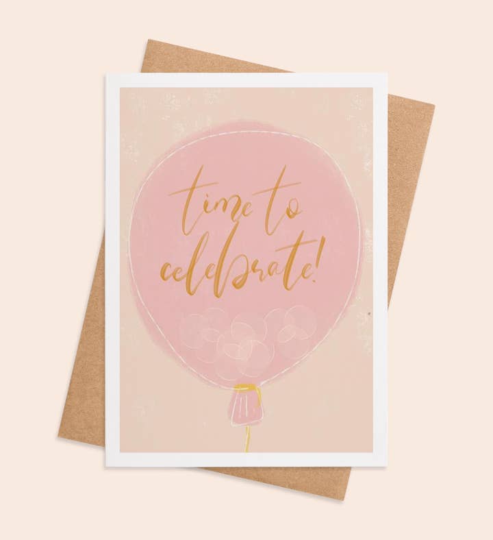 Let The Balloon Lift Your Spirits Birthday Greeting Card Image