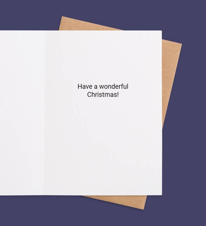 Merry & Bright Holiday Wishes Inside Image