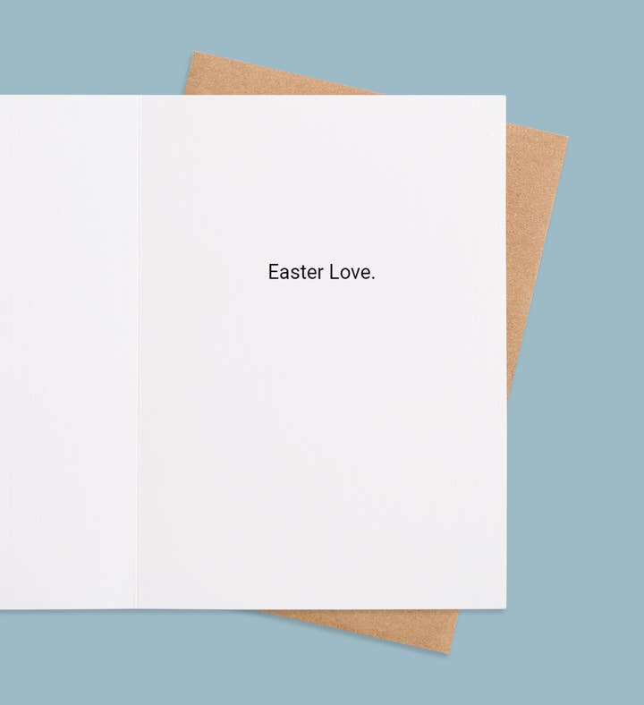 Eggstra Special Easter Easter Photo Greeting Card Inside Image