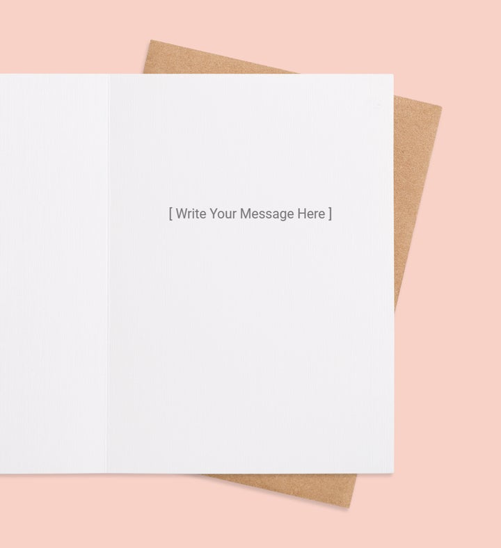 Proud To Stand Tall Congratulations Greeting Card Inside view