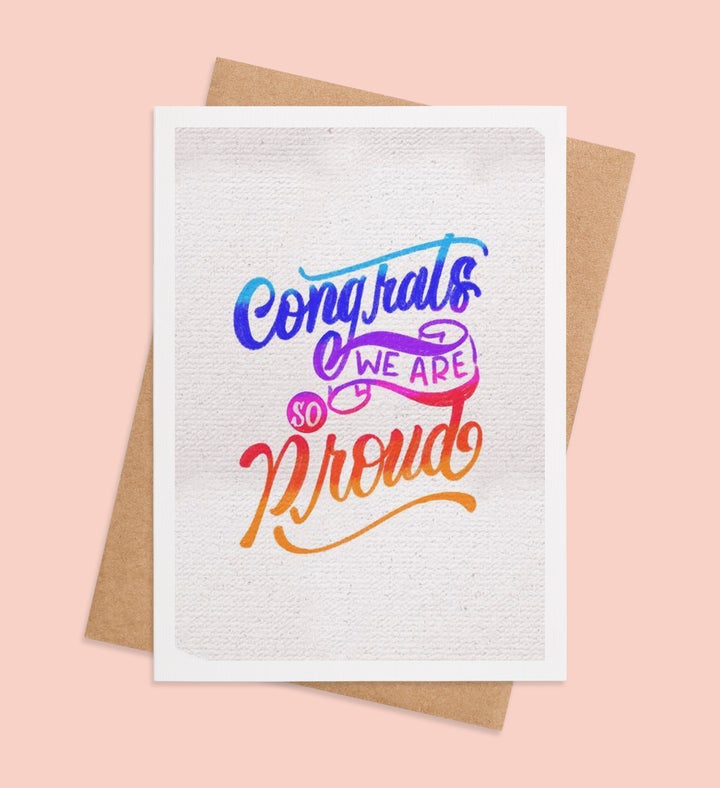 Proud To Stand Tall Congratulations Greeting Card