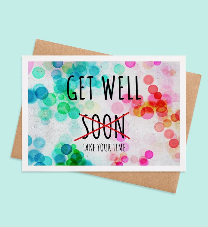 Rest Easy, My Friend Get Well Greeting Card Image