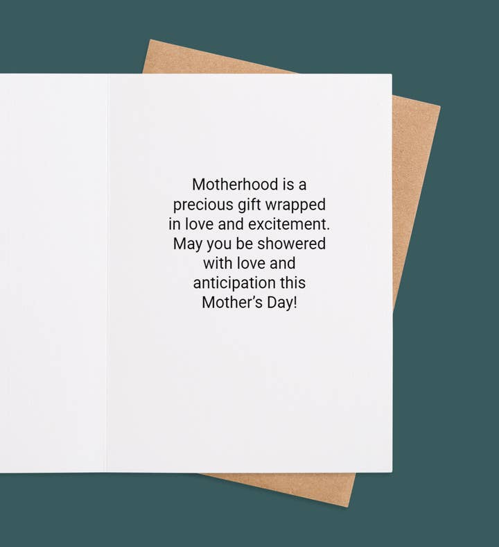 Blooming Mama Blessings Mothers Day Greeting Card Inside Image