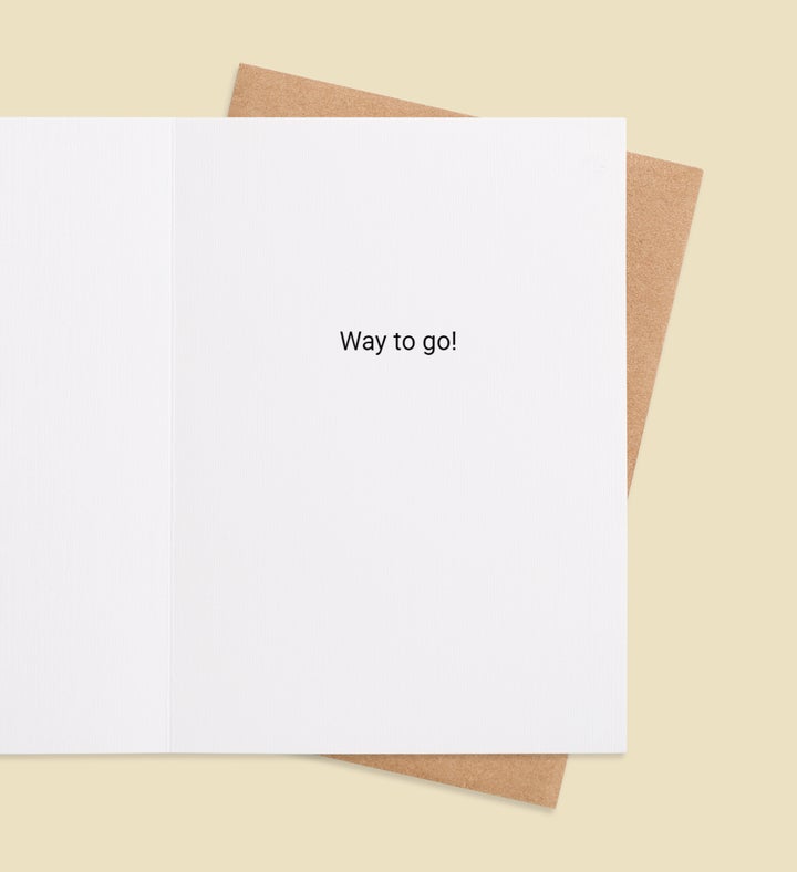 Glittering Pride Congratulations Greeting Card Inside Image