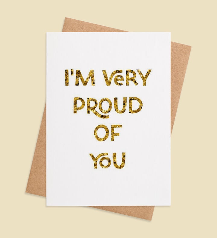 Glittering Pride Congratulations Greeting Card Image